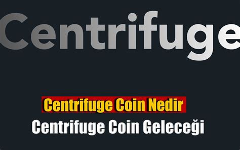 Centrifuge coin